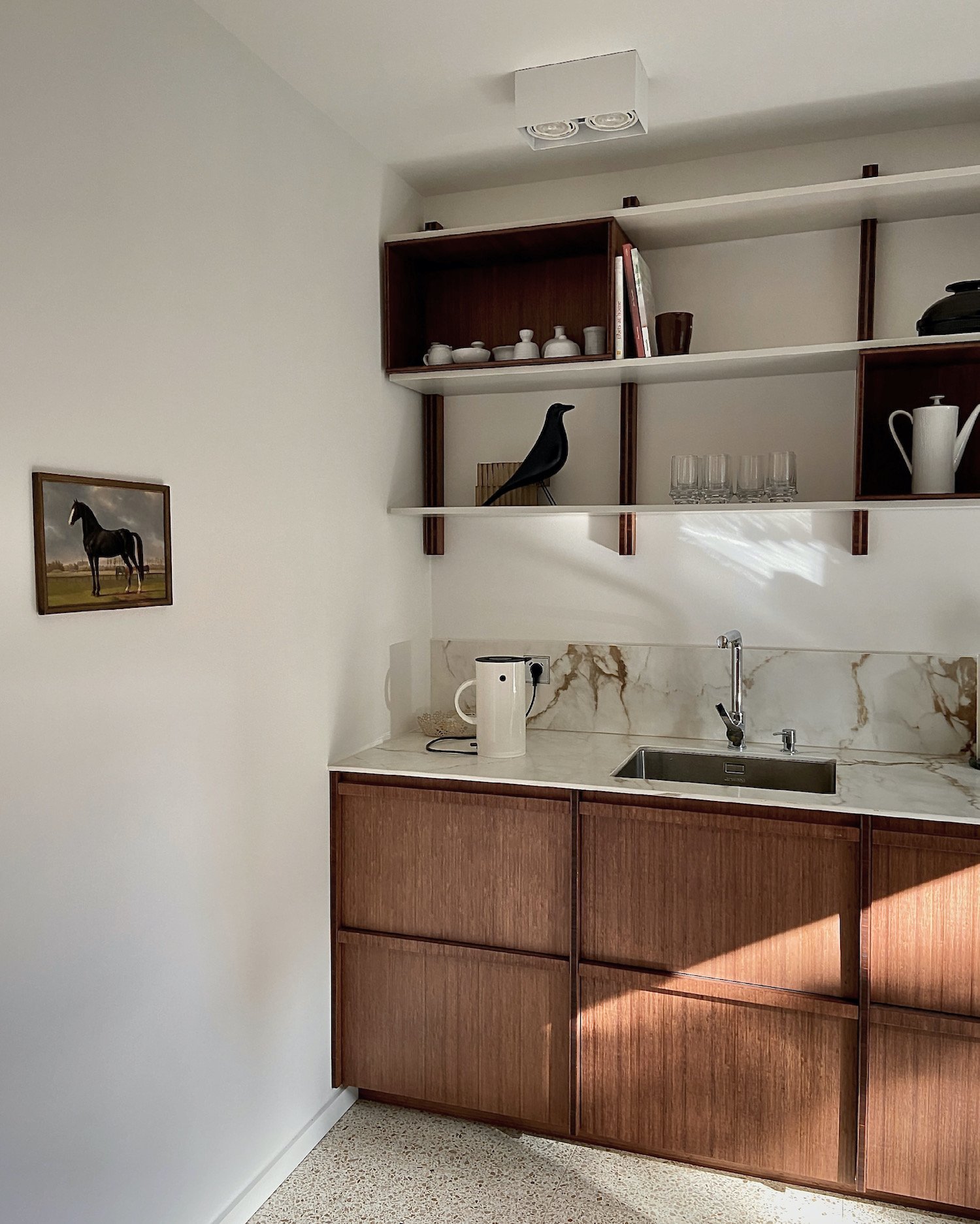 Sapien Stone Calacatta Macchia Vecchia Kitchen