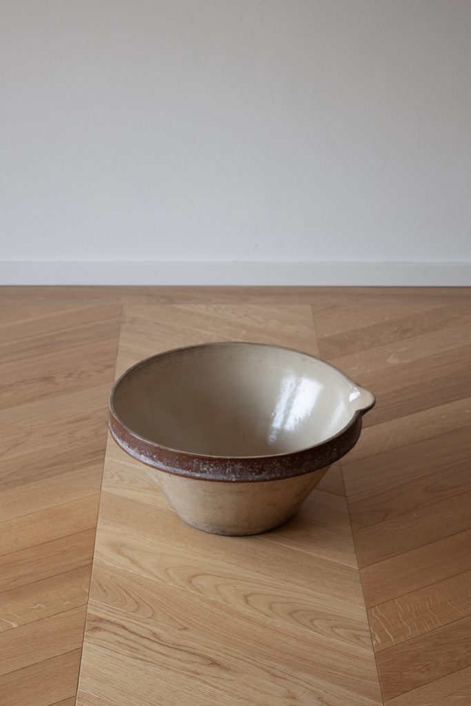 Large french ceramic Gresalle Bowl