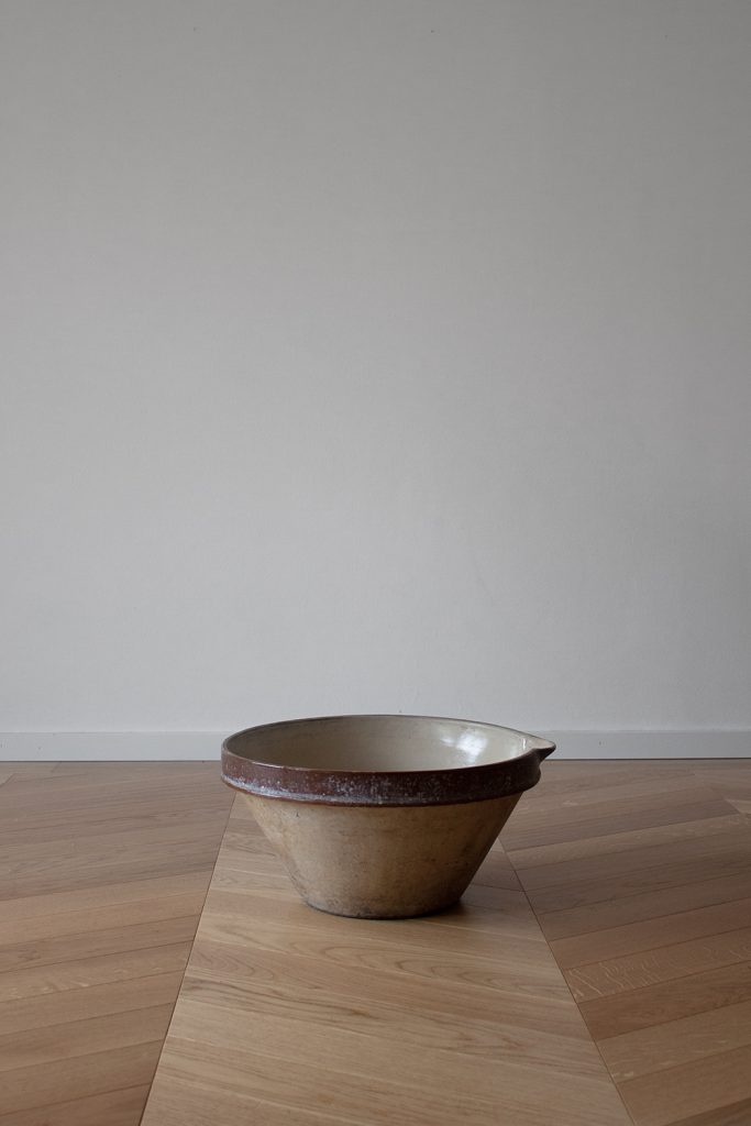 Large french ceramic Gresalle Bowl