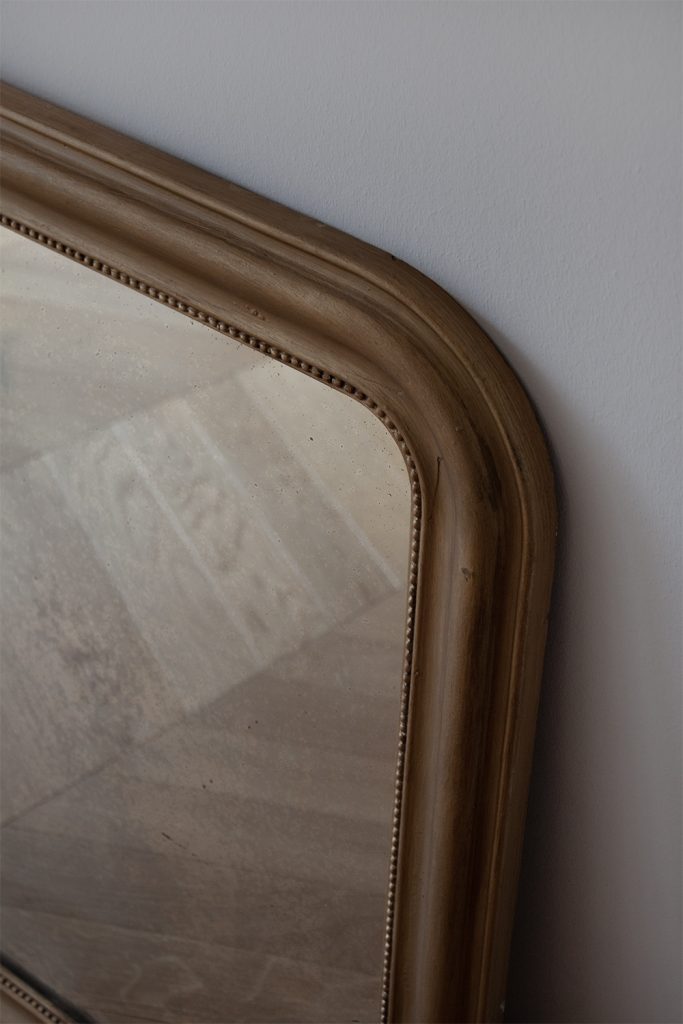 antique french chateau mirror