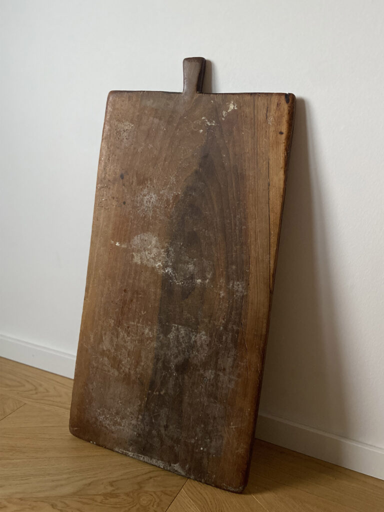 large french baker wooden serving board