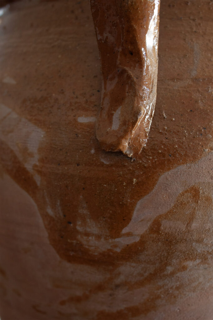 19th Century French Yellow Glaze Confit Pot