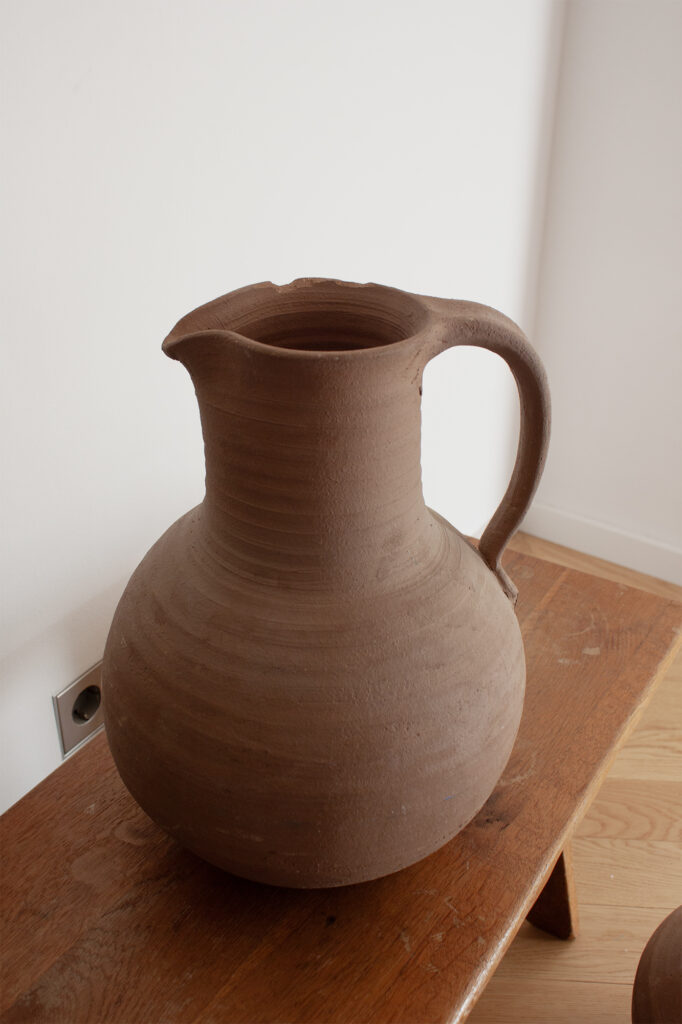 Terracotta large vase amphora