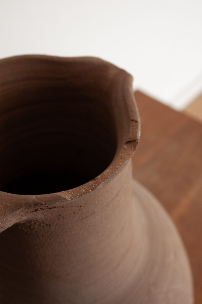 Terracotta large vase amphora