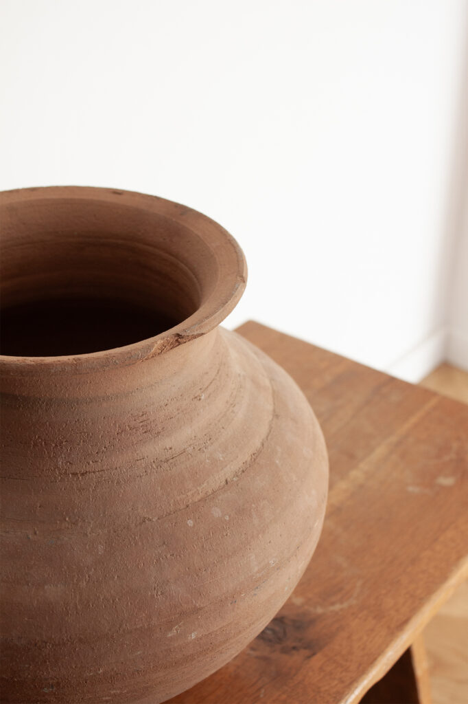 Terracotta large vase pot