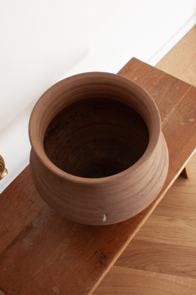 Terracotta large vase pot
