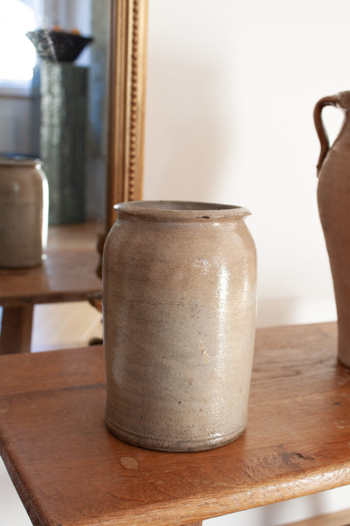 small french stoneware kitchen Vase pot