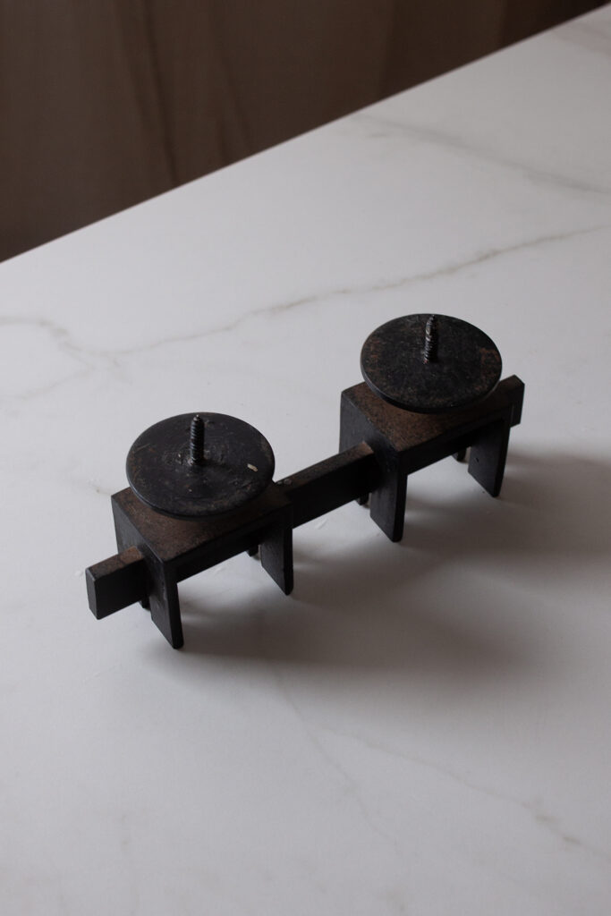 black douple brutalist candleholder finds under fifty_0001_IMG_5255.CR2