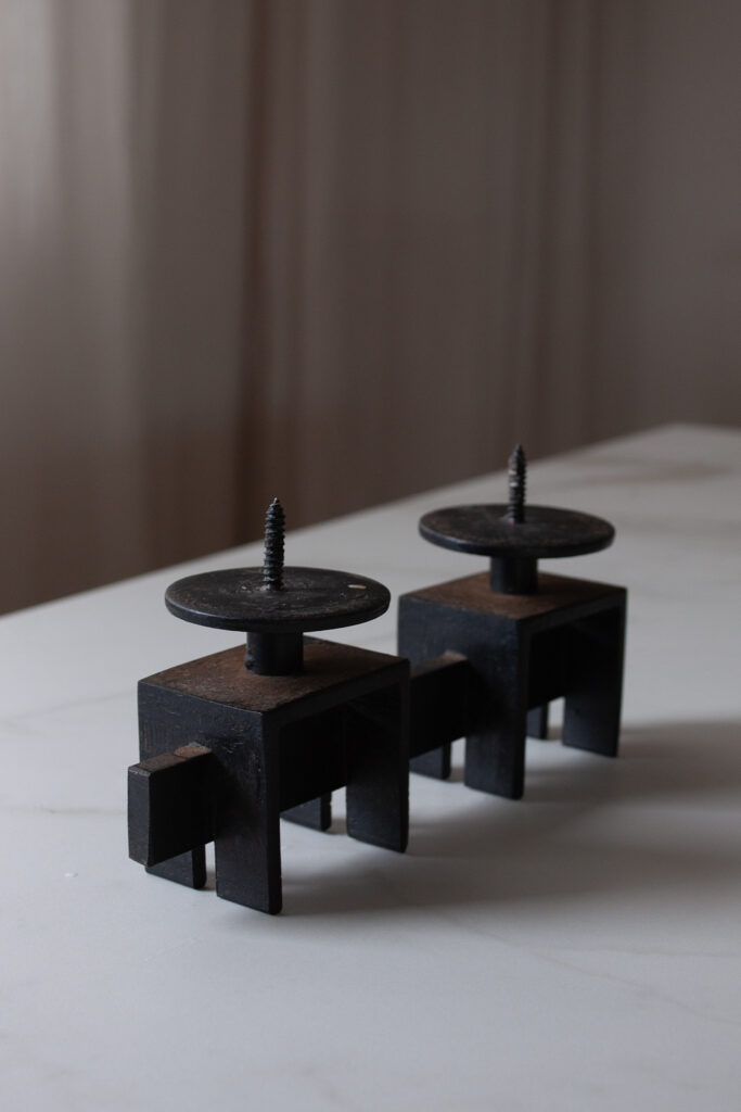 black douple brutalist candleholder finds under fifty_0003_IMG_5256.CR2