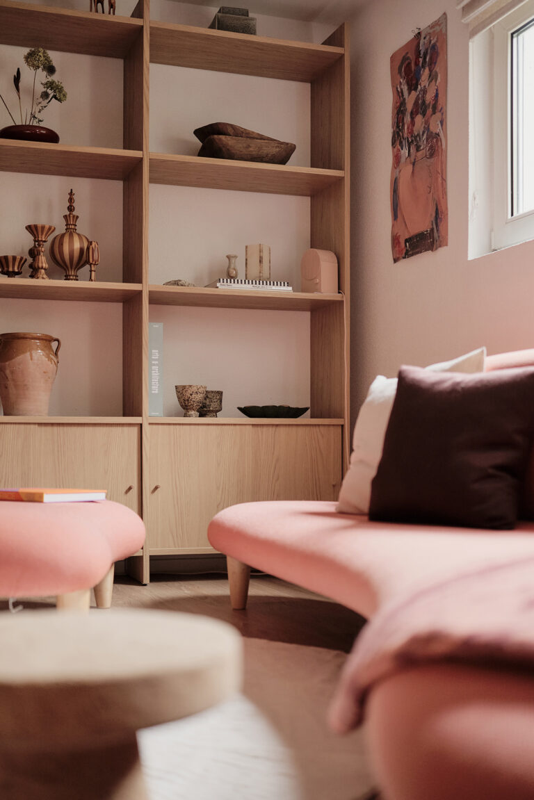 pale rose livingroom